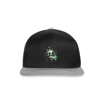 Number 18th Color Splash - Snapback Cap - Schwarz/Grau - Vorne
