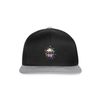 Status Mood Restful 200 Ok Color Splash - Snapback Cap - black/grey - Front