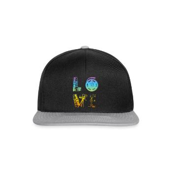 AMOUR Amateur de photographie Photographe Appareil photo Photogr - Casquette snapback - noir/gris - Devant