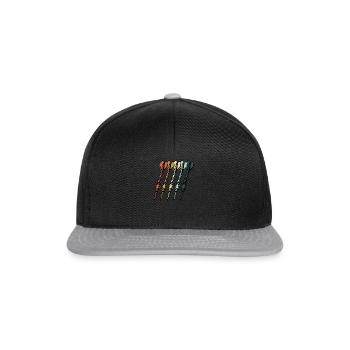 Équipe de fléchettes Association de fléchettes - Casquette snapback - noir/gris - Devant