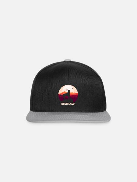 Blue Lacy - Snapback Cap - Schwarz/Grau