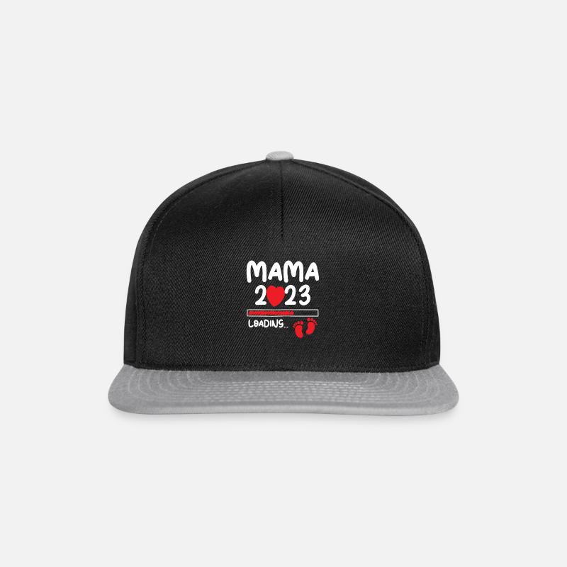 Mama Loading 2023 - Snapback Cap - Schwarz/Grau