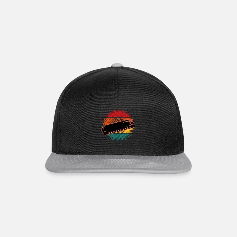 Harmonica - Snapback Cap - black/grey