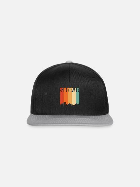 Skopje - Snapback Cap - Schwarz/Grau