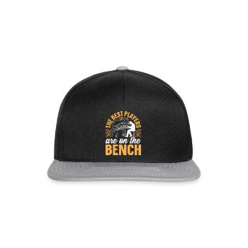 The Best Players Are On The Bench I Piano Pianist - Snapback Cap - black/grey - Front