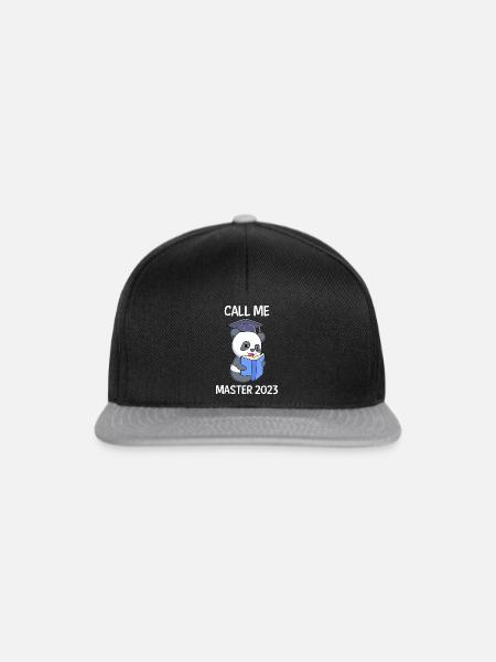 Master Abschluss 2023 Masterabschluss - Snapback Cap - Schwarz/Grau