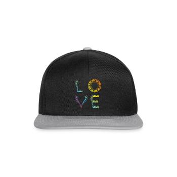 Claviériste Pianiste Claviériste Piano Love Piano - Casquette snapback - noir/gris - Devant
