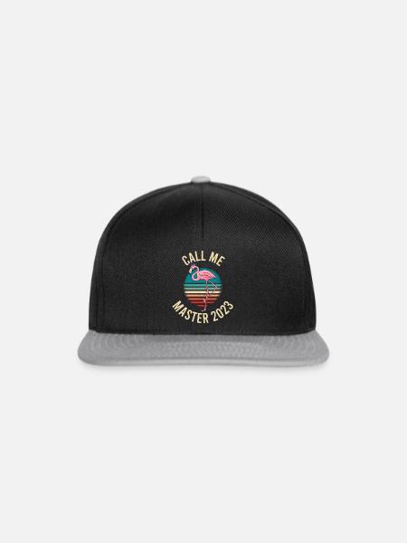 Master Abschluss 2023 Master - Snapback Cap - Schwarz/Grau