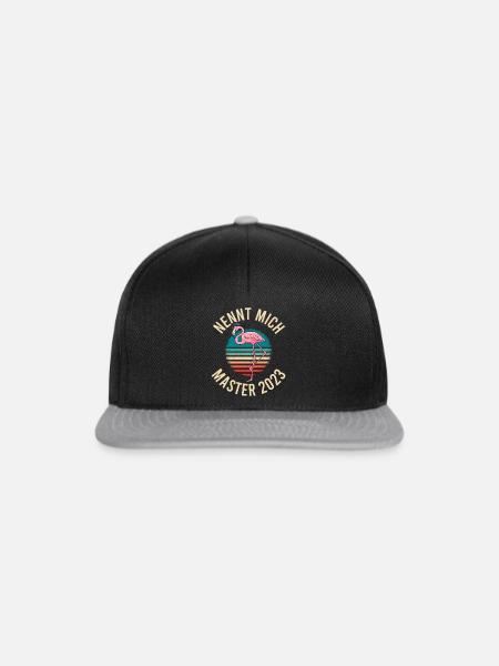 Master Abschluss 2023 Master - Snapback Cap - Schwarz/Grau