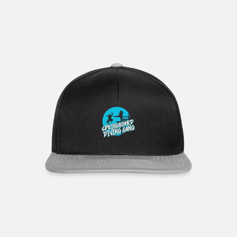 Plongée Plongeuse Fun - Casquette snapback - noir/gris