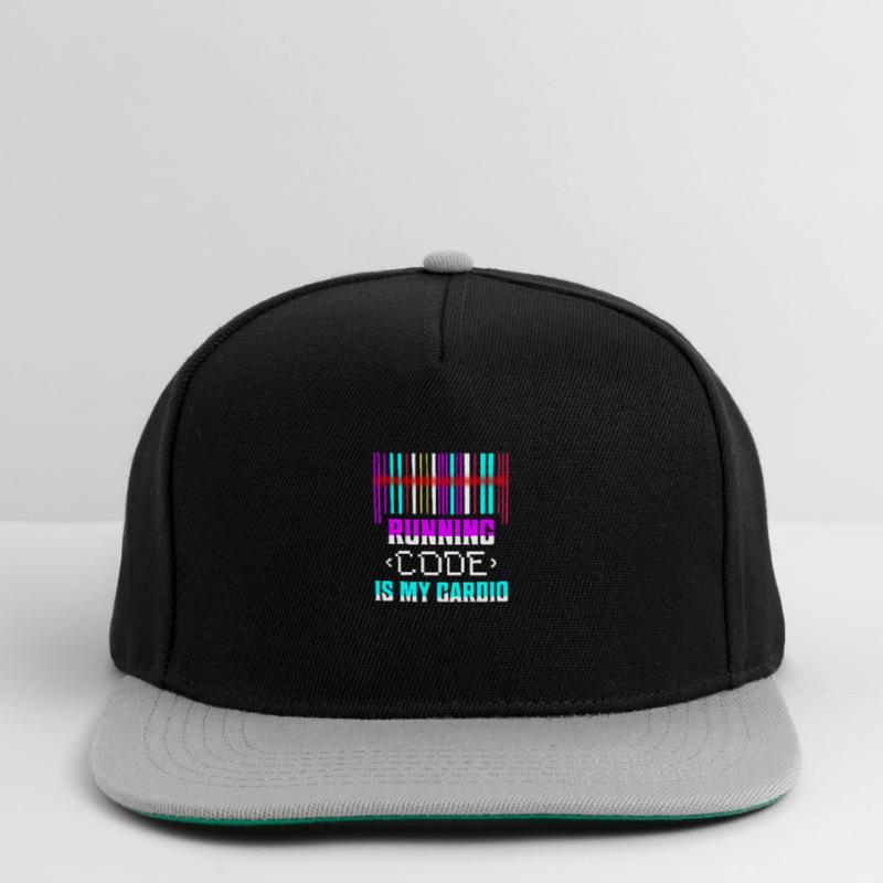 Running Code Is My Cardio Programmer Coding Snapback Cap
