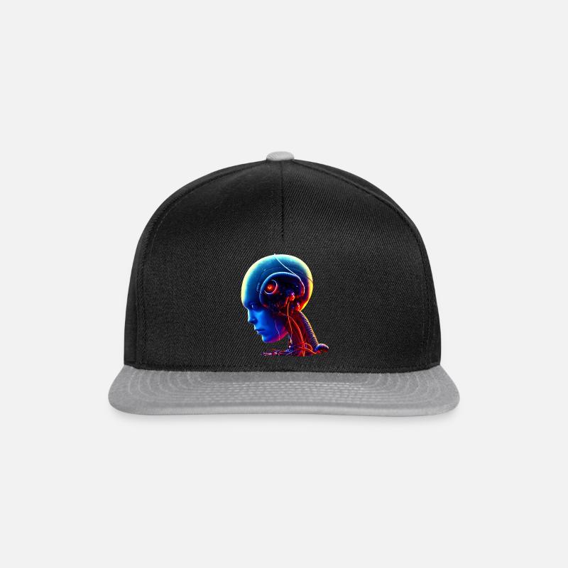 La singularité arrive - Casquette snapback - noir/gris