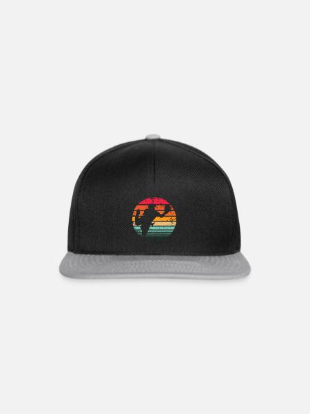 Baseball - Snapback Cap - Schwarz/Grau
