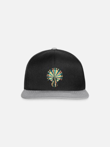 Contrabassist Double Bassist - I Still Play With D - Snapback Cap - Schwarz/Grau