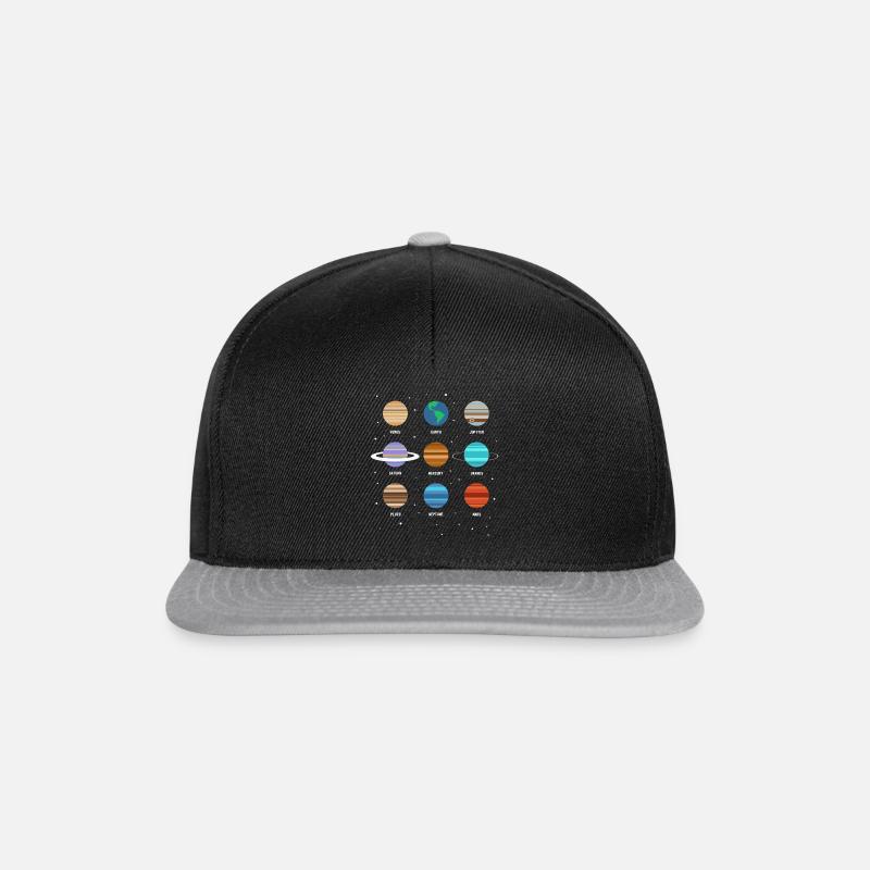 Planets - Snapback Cap - black/grey