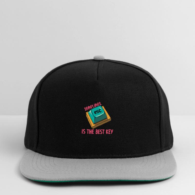 Software Engineer Computer Key Programming Snapback Cap
