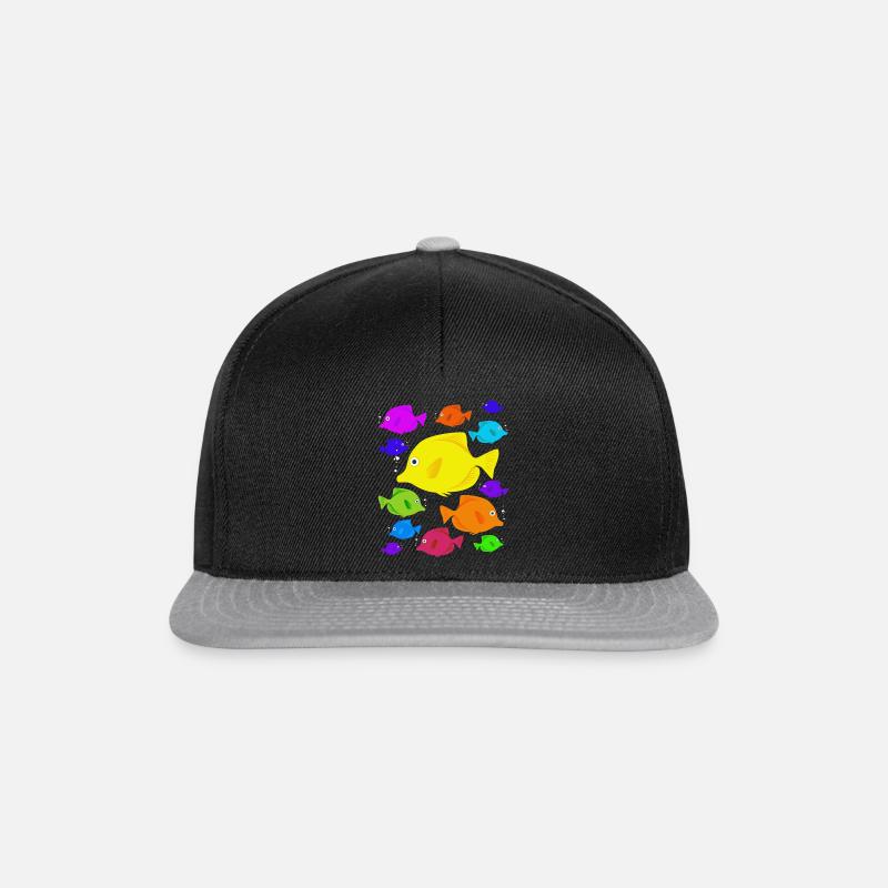 Aquarium goldfish - Snapback Cap - black/grey