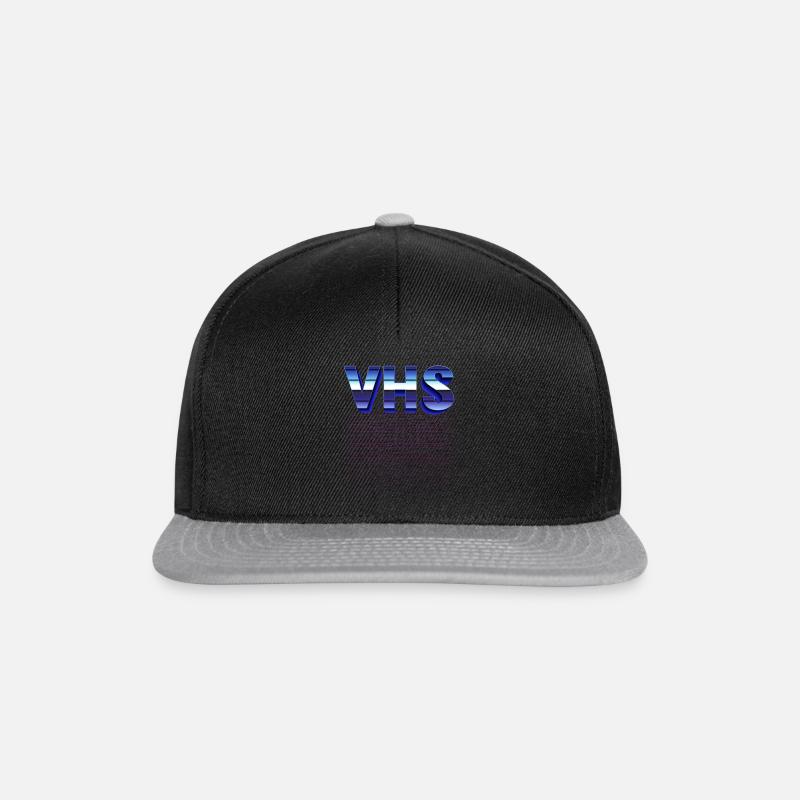 VHS - Snapback Cap - Schwarz/Grau
