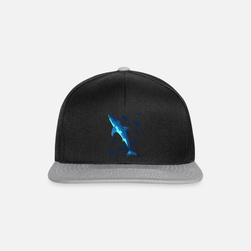 Weiße Haie - Snapback Cap - Schwarz/Grau