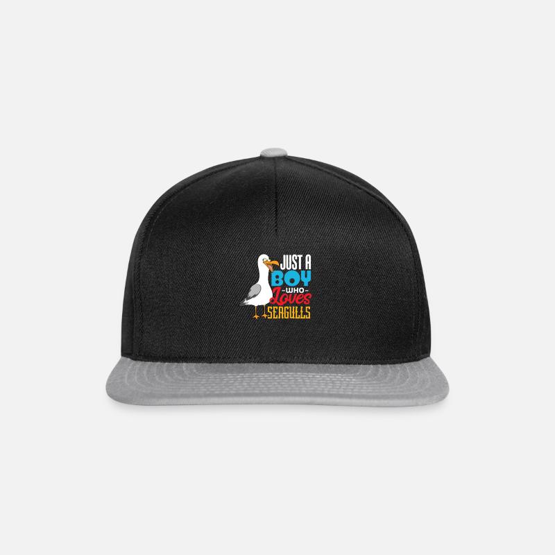 Seagull - Snapback Cap - black/grey