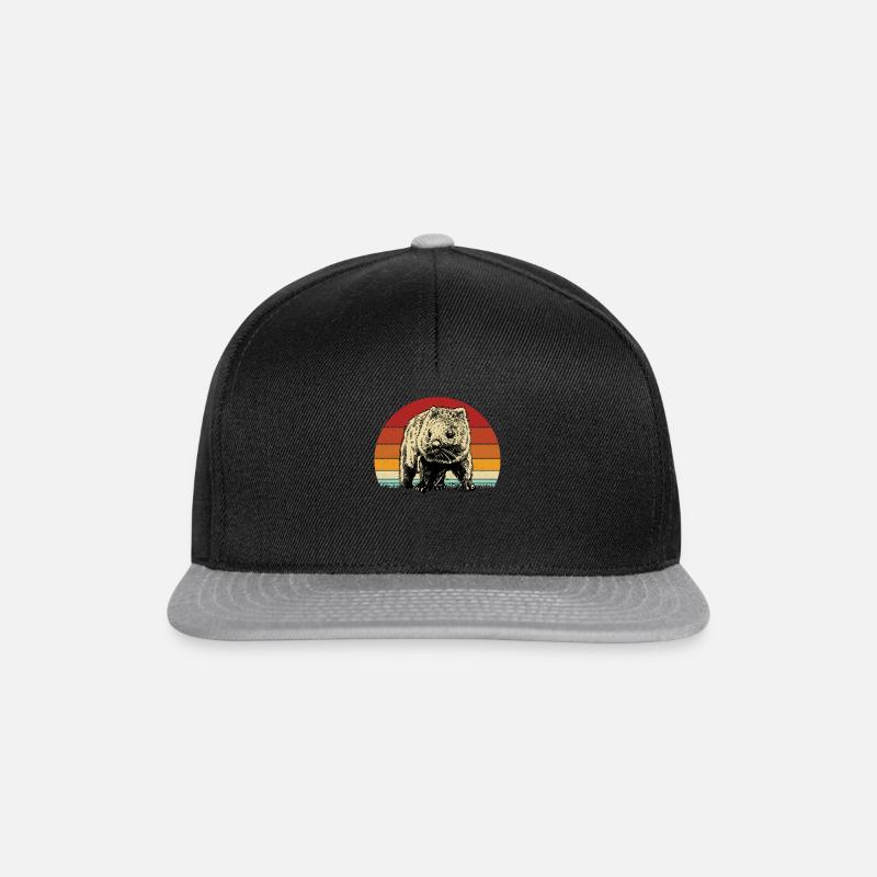 Wombat - Snapback Cap - Schwarz/Grau