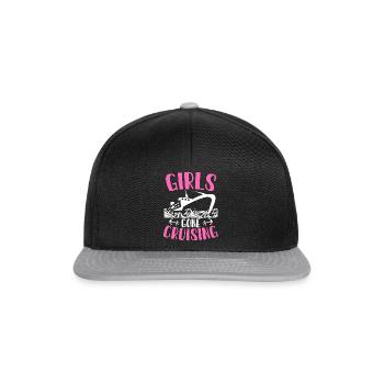 Girls Gone Cruising Cruise Ship Holiday - Snapback Cap - black/grey - Front