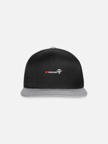 Ich Liebe Spengler Beruf - Snapback Cap - Schwarz/Grau