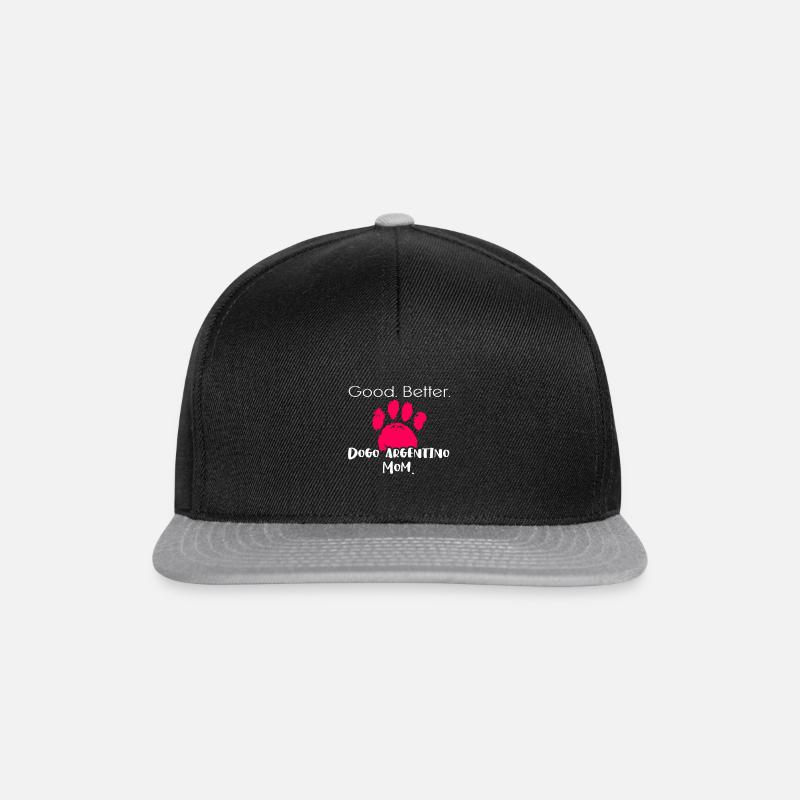 Dogo Argentino - Snapback Cap - Schwarz/Grau