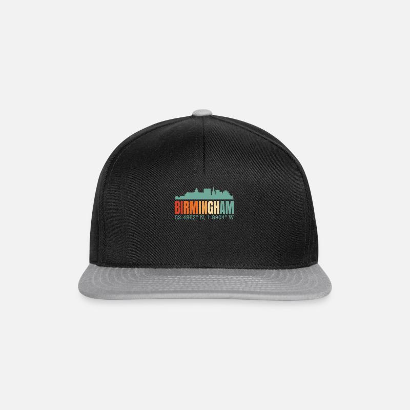 Birmingham - Snapback Cap - Schwarz/Grau