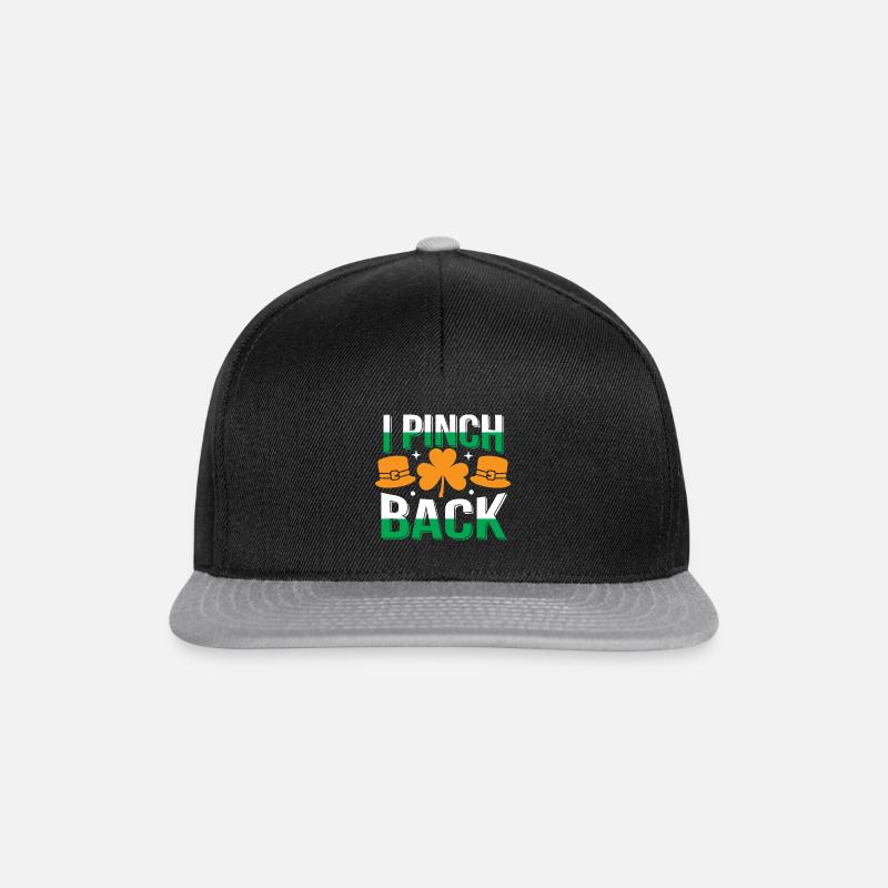 I Pinch back - Snapback Cap - black/grey
