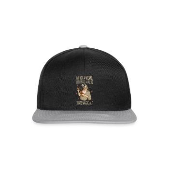 Je ne suis pas un sorcier, mais j’ai un ukulélé qui est - Casquette snapback - noir/gris - Devant