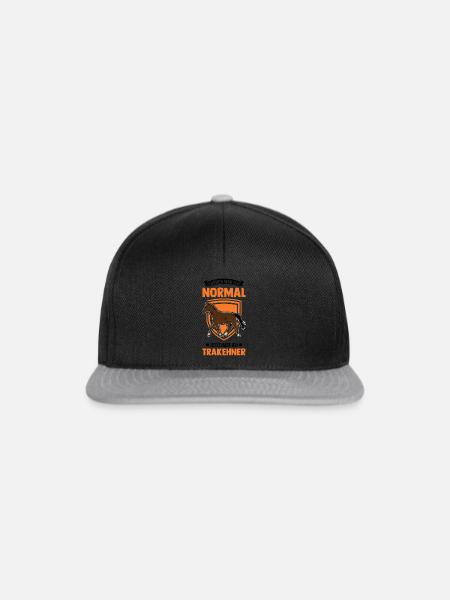 Früher war ich normal Jetzt habe ich Trakehner - Snapback Cap - Schwarz/Grau