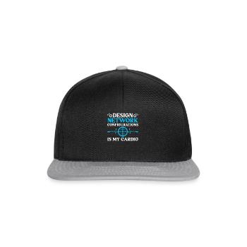 Computer Network Technology Network Engineer - Snapback Cap - black/grey - Front