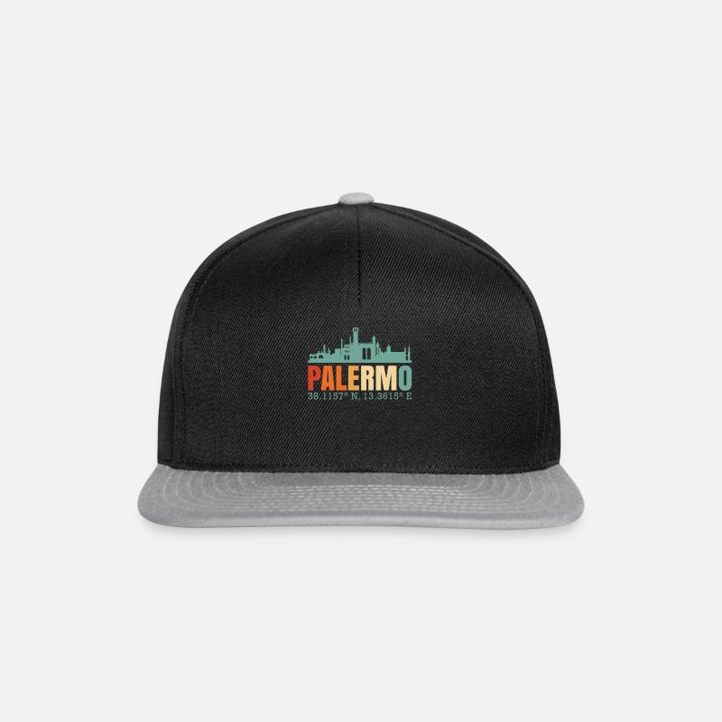 Palermo - Snapback Cap - sort/grå