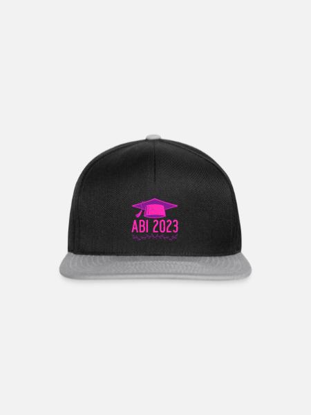 Abi 2023 Abiturienten - Snapback Cap - Schwarz/Grau