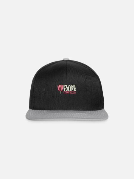 Tulpen Tulpen - Snapback Cap - Schwarz/Grau