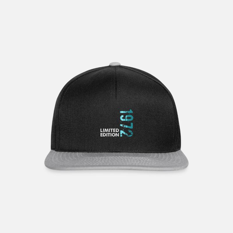 1972 Limited Edition - Snapback Cap - Schwarz/Grau