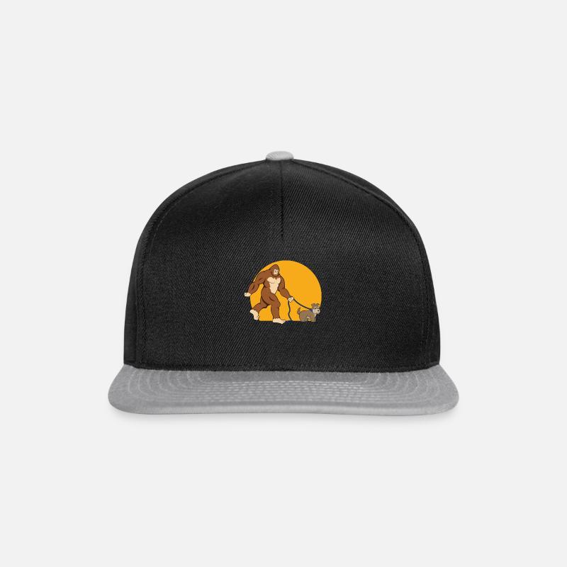 Zwergschnauzer - Snapback Cap - Schwarz/Grau