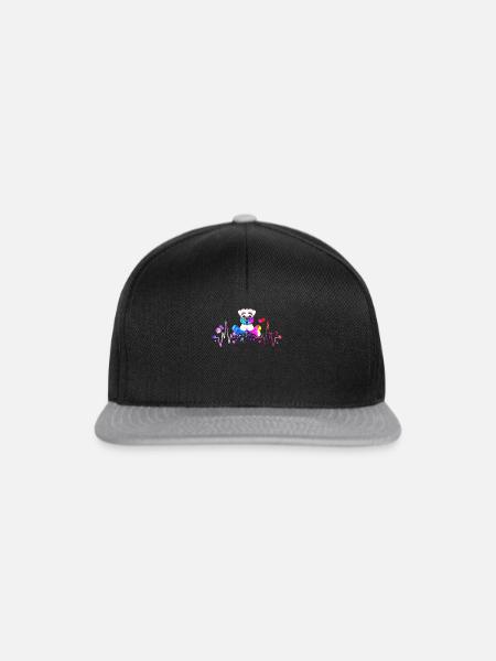 Zwergschnauzer - Snapback Cap - Schwarz/Grau