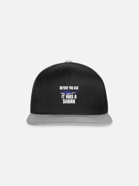 Bein Amputation Rollstuhl Prothese - Snapback Cap - Schwarz/Grau