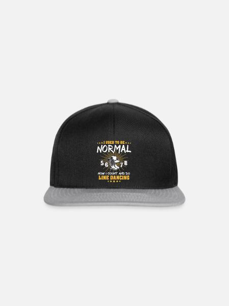 Line Dancing - Snapback Cap - Schwarz/Grau
