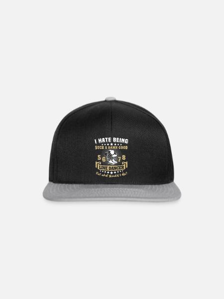 Line Dancing - Snapback Cap - Schwarz/Grau