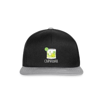Caipirinha Cocktail Piranha Caipirinha - Casquette snapback - noir/gris - Devant