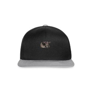 Galloway Rind I Schottland Rinderzucht für - Snapback Cap - Schwarz/Grau - Vorne