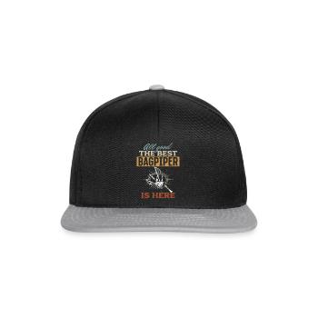 All Good The Best Bagpiper Is Here - Bagpiper - Snapback Cap - black/grey - Front