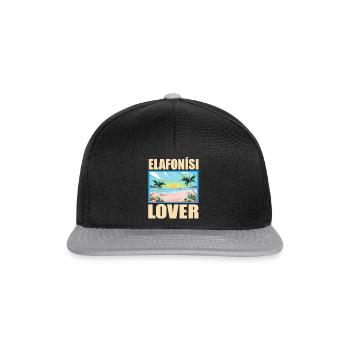 Elafonisi Lover - Snapback Cap - black/grey - Front