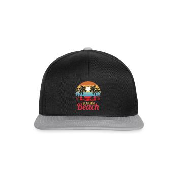 Elafonisi Beach - Snapback Cap - black/grey - Front