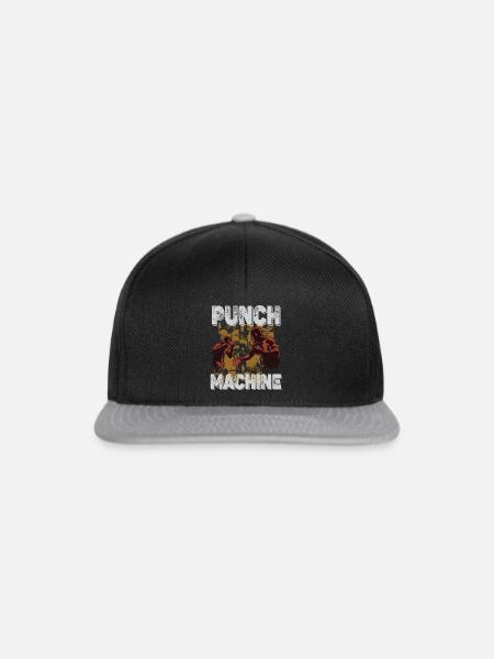 Punch Machine - Snapback Cap - Schwarz/Grau