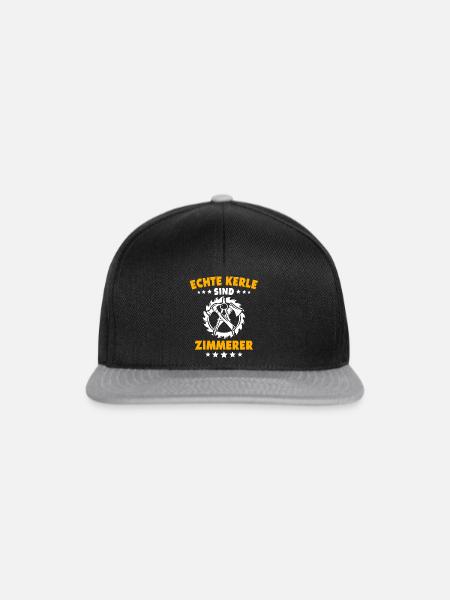 Zimmermann Zimmerer Zimmerei - Snapback Cap - Schwarz/Grau