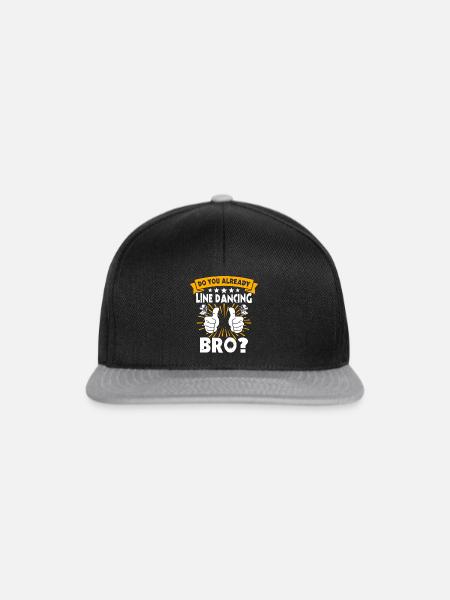Line Dancer Line Dancing - Snapback Cap - Schwarz/Grau